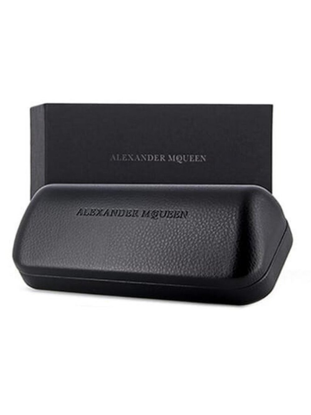 New Alexander McQueen Mens Round/Oval Ruthenium Ruthenium Transparent Fashion De - Picture 5 of 5